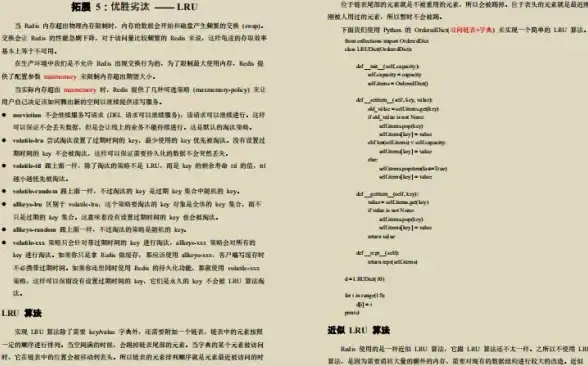 缓存管理 内存优化 Redis基于LRU策略提升内存管理效率，redis的lru策略